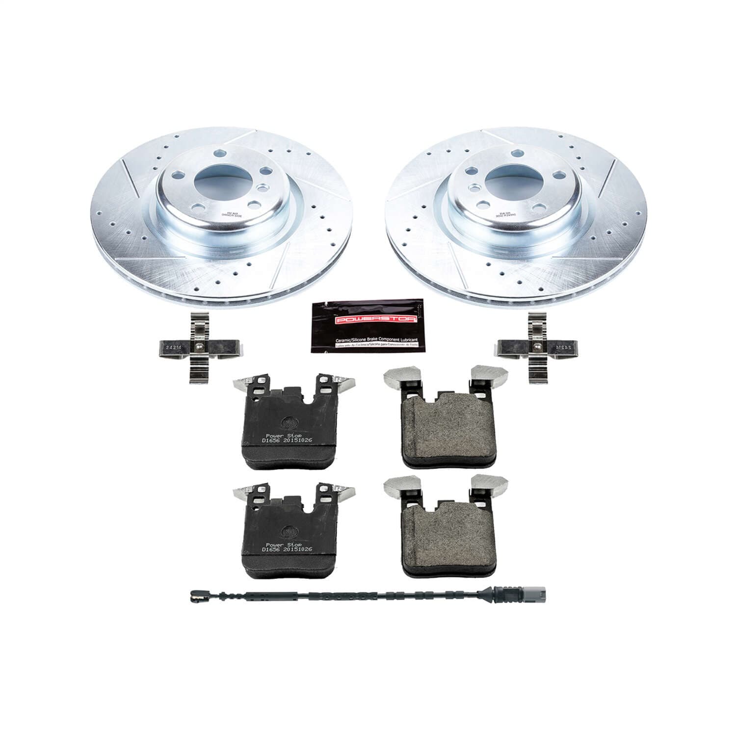 Power Stop - K6657 - Rear - Disc Brake Pad and Rotor Kit image 1