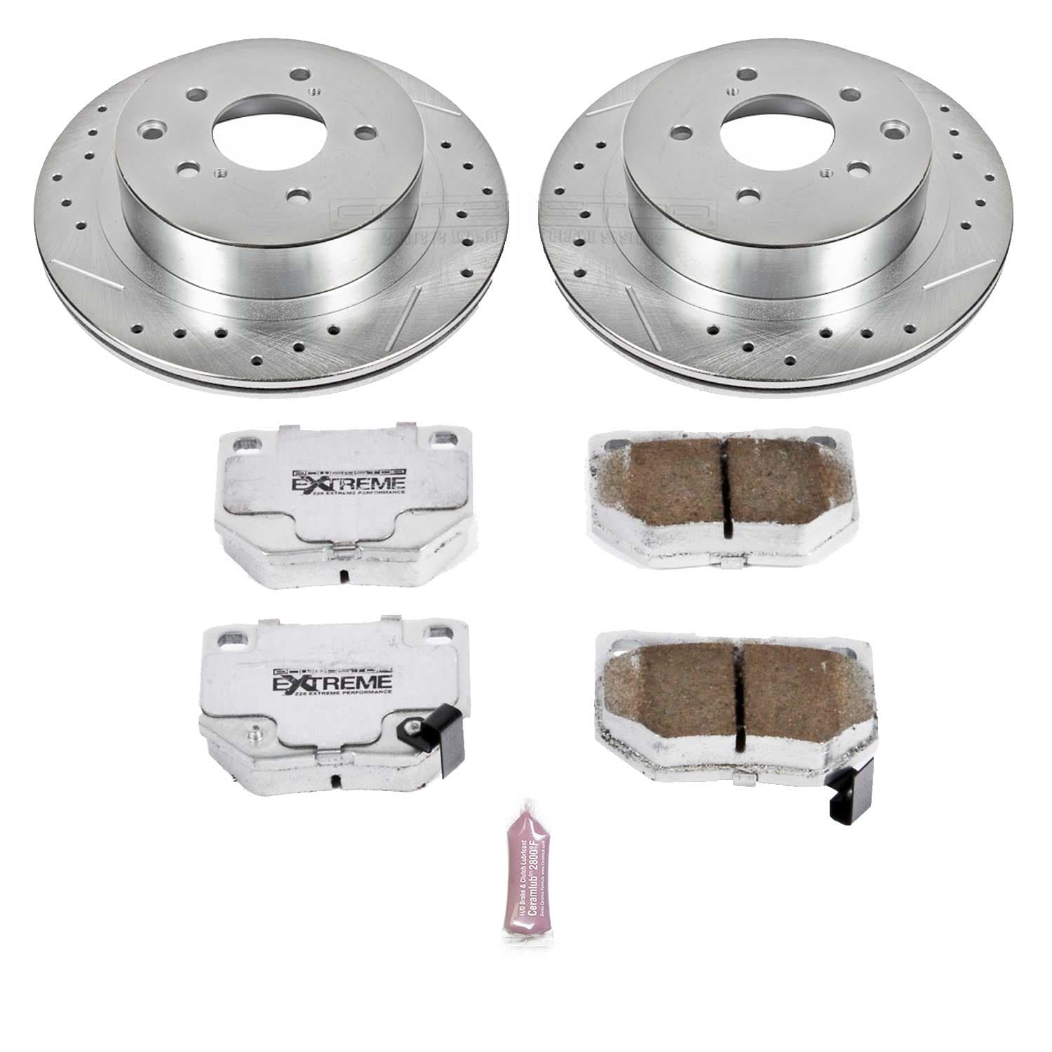 Power Stop - K666-26 - Rear - Disc Brake Pad and Rotor Kit image 1