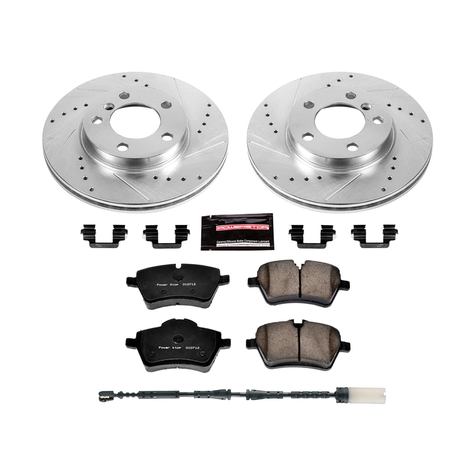 Power Stop - K6662 - Front - Disc Brake Pad and Rotor Kit image 1