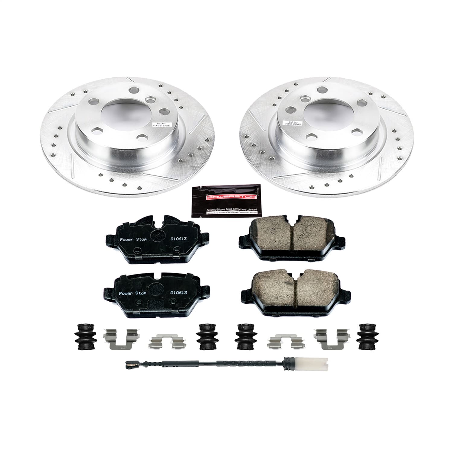 Power Stop - K6664 - Rear - Disc Brake Pad and Rotor Kit image 1
