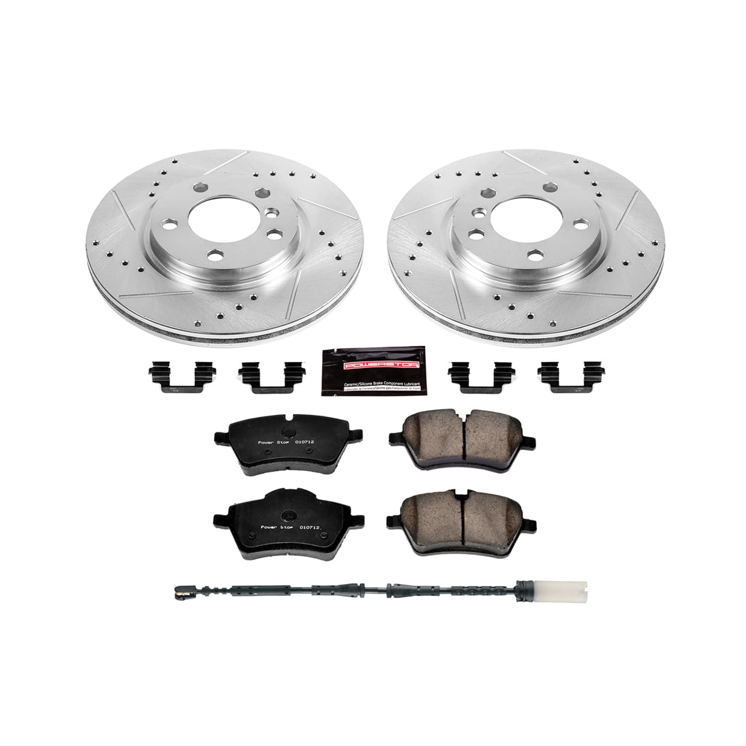 Power Stop - K6665 - Front - Disc Brake Pad and Rotor Kit image 1
