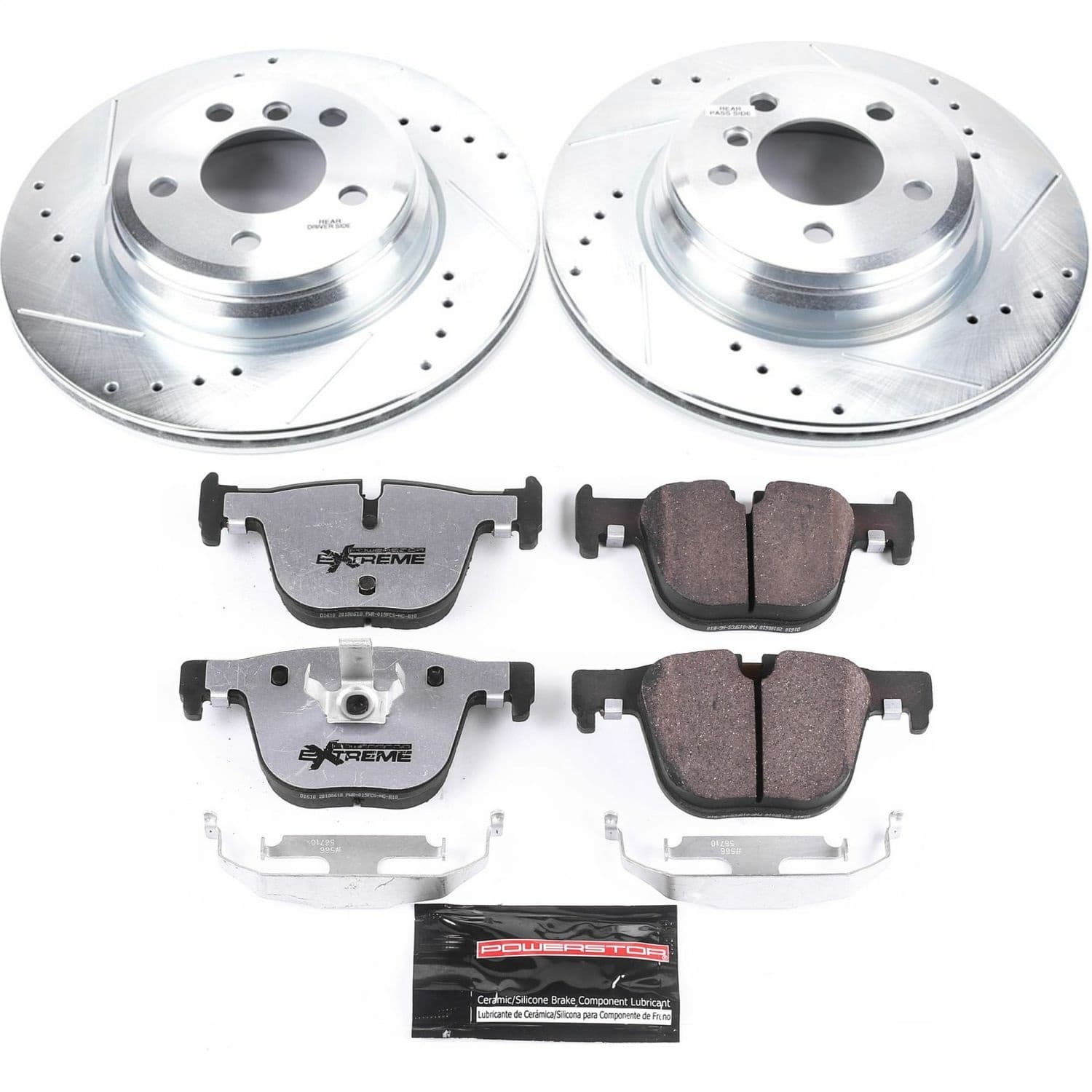 Power Stop - K6667-26 - Rear - Disc Brake Pad and Rotor Kit image 1