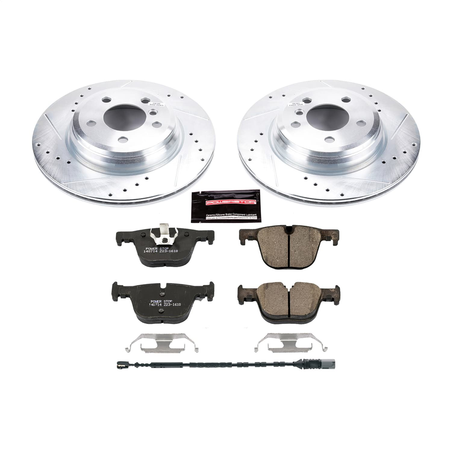 Power Stop - K6667 - Rear - Disc Brake Pad and Rotor Kit image 1