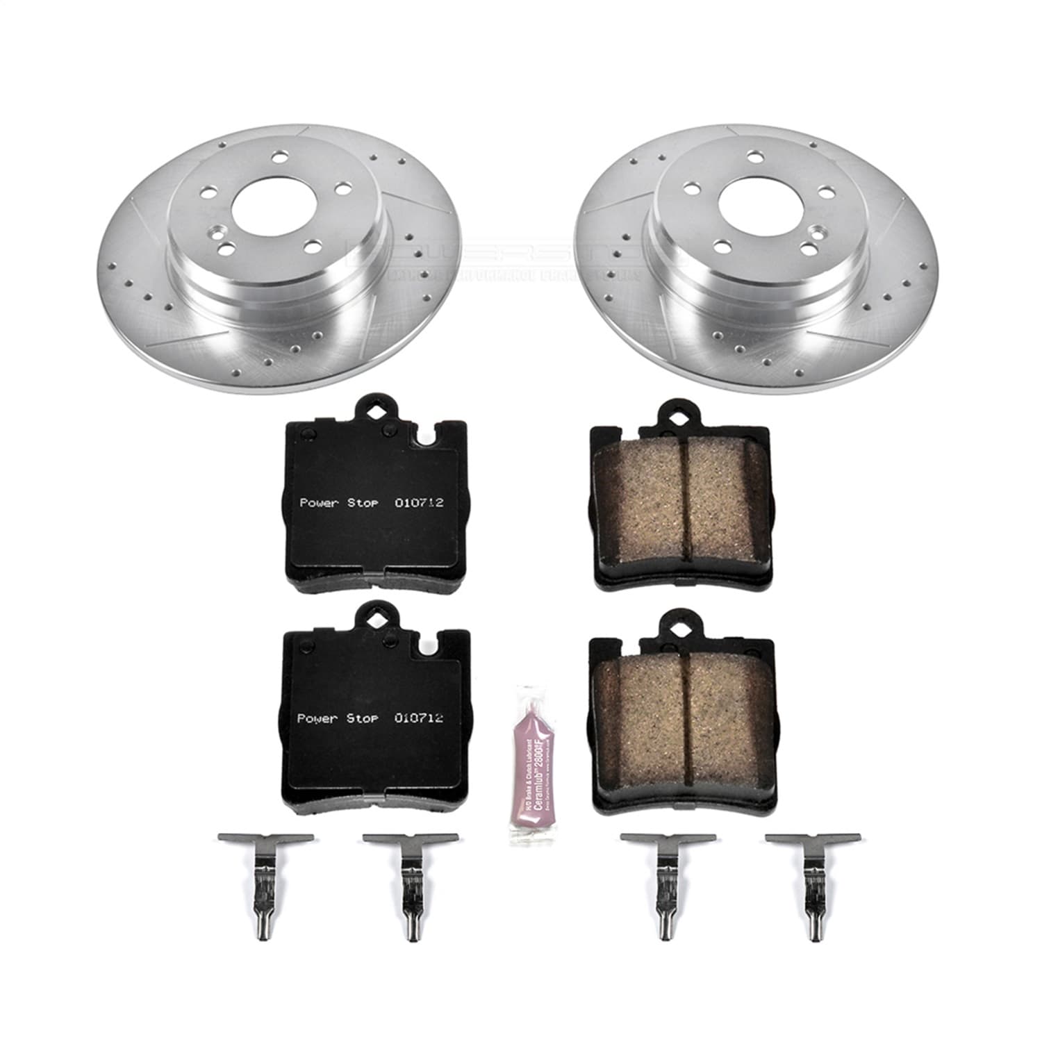 Power Stop - K6698 - Rear - Disc Brake Pad and Rotor Kit image 1