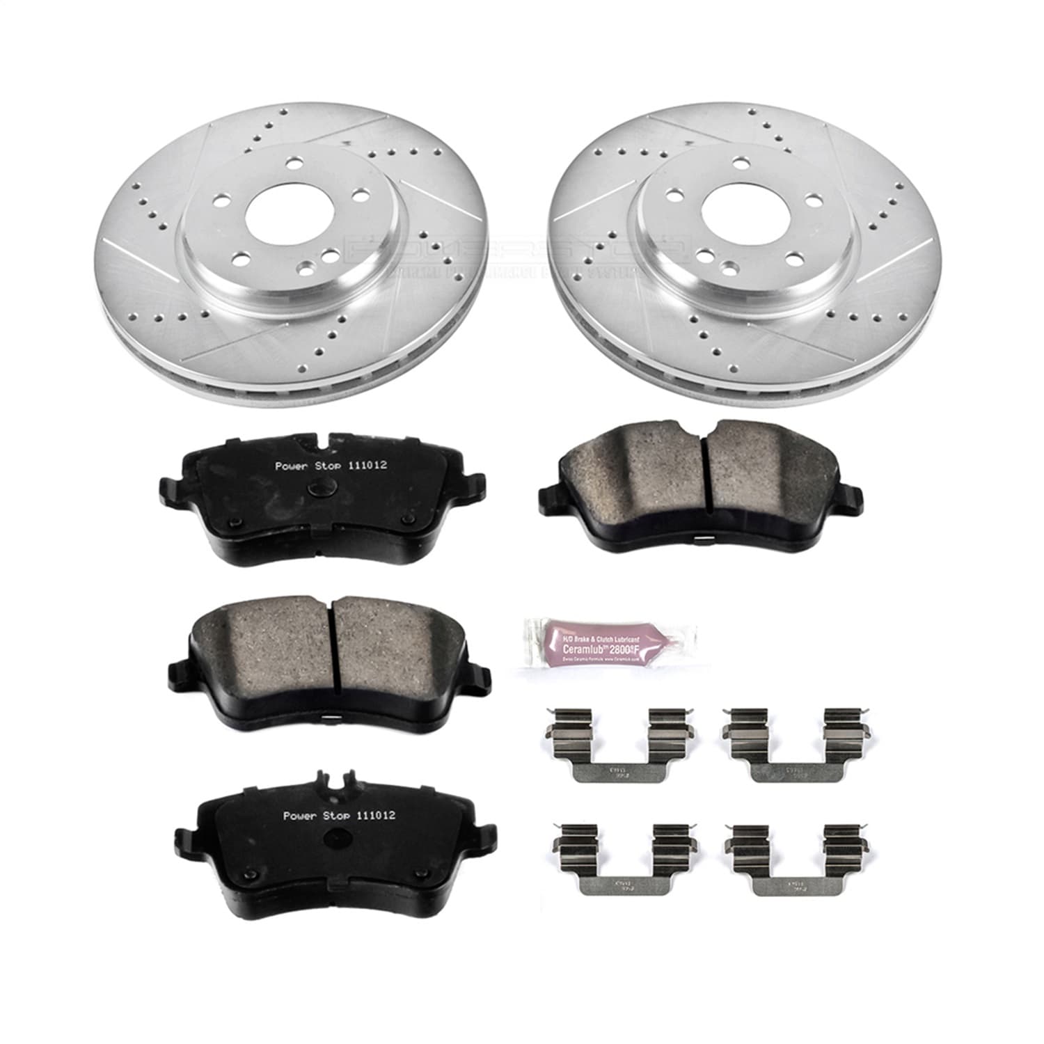 Power Stop - K6702 - Front - Disc Brake Pad and Rotor Kit image 1