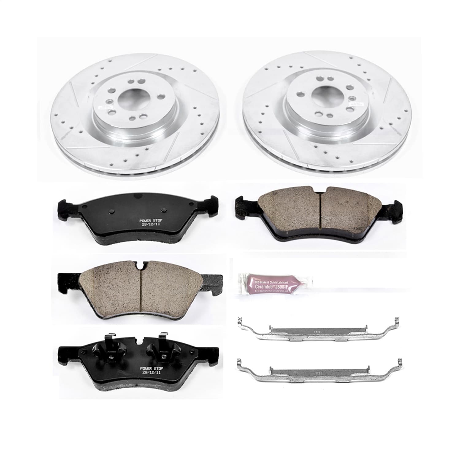 Power Stop - K6706 - Front - Disc Brake Pad and Rotor Kit image 1