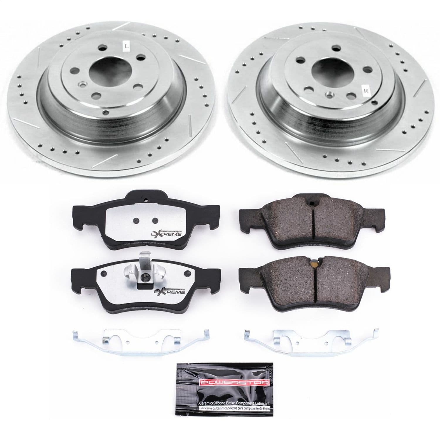 Power Stop - K6712-26 - Rear - Disc Brake Pad and Rotor Kit image 1
