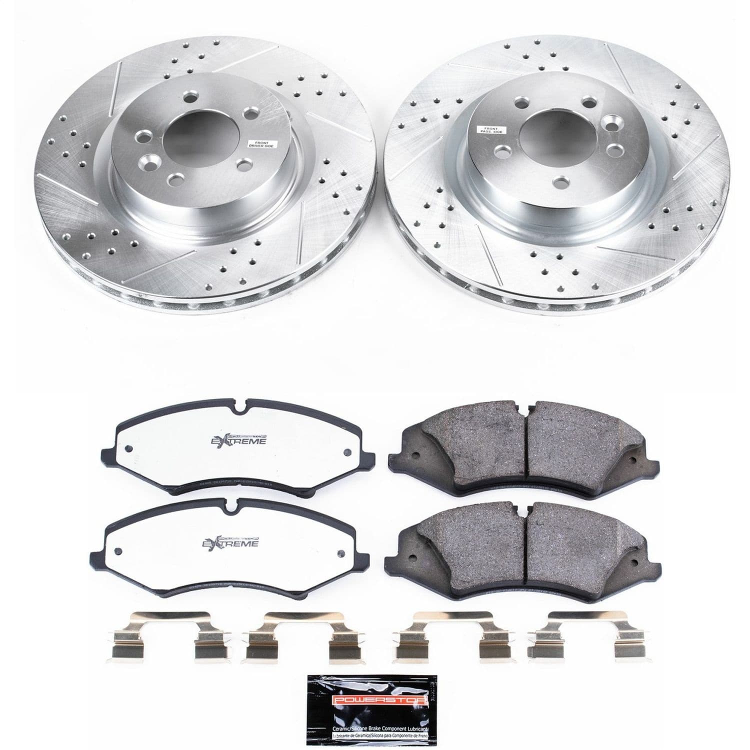 Power Stop - K6719-36 - Front - Disc Brake Pad and Rotor Kit image 1