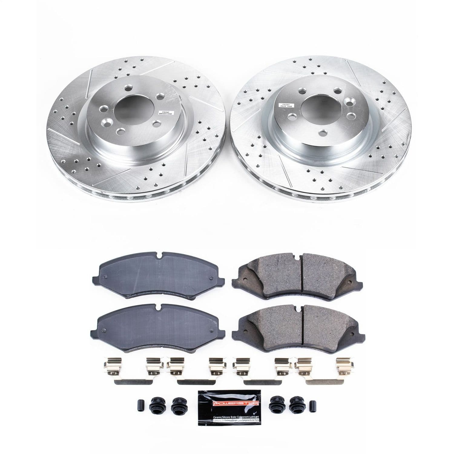Power Stop - K6719 - Front - Disc Brake Pad and Rotor Kit image 1