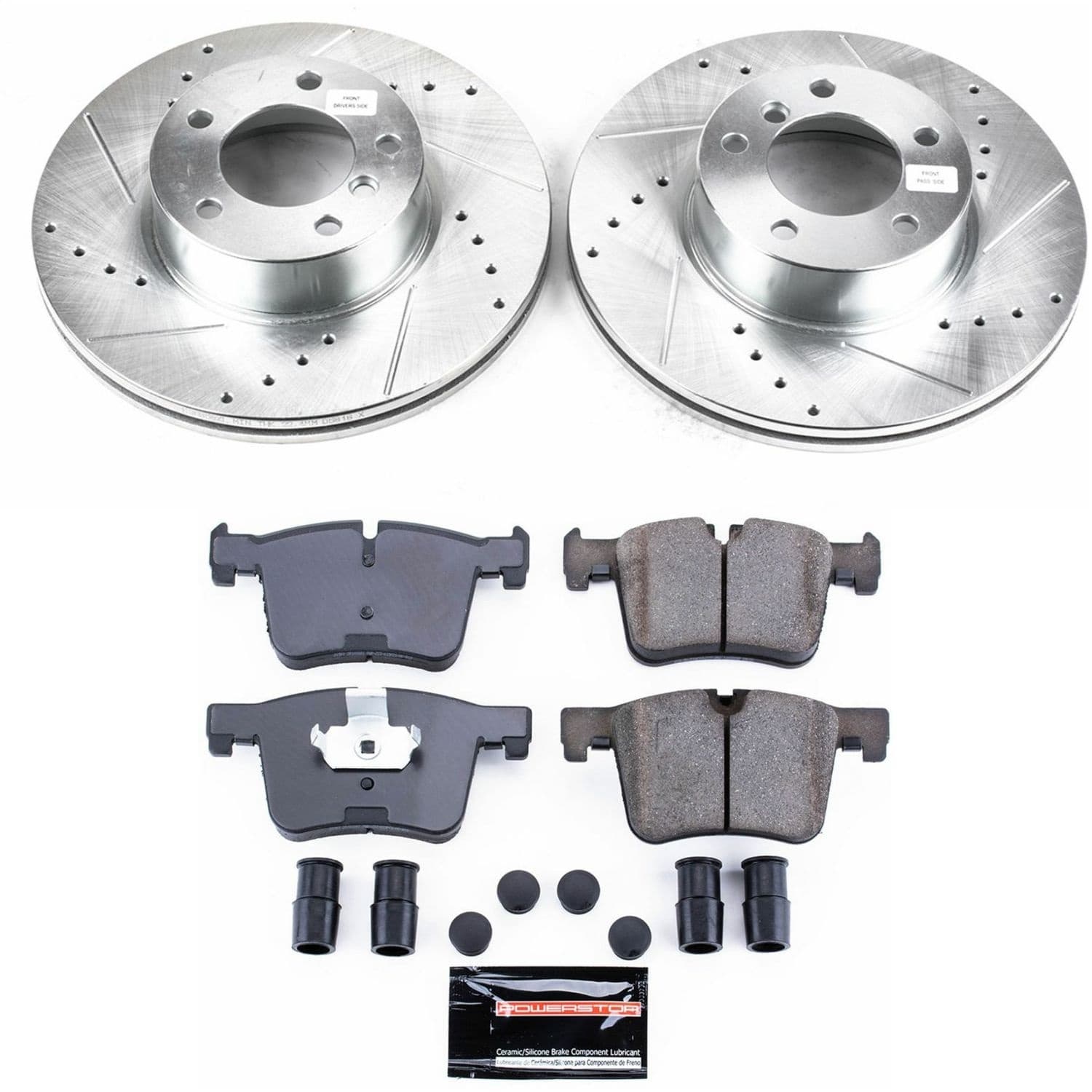 Power Stop - K6743 - Front - Disc Brake Pad and Rotor Kit image 1