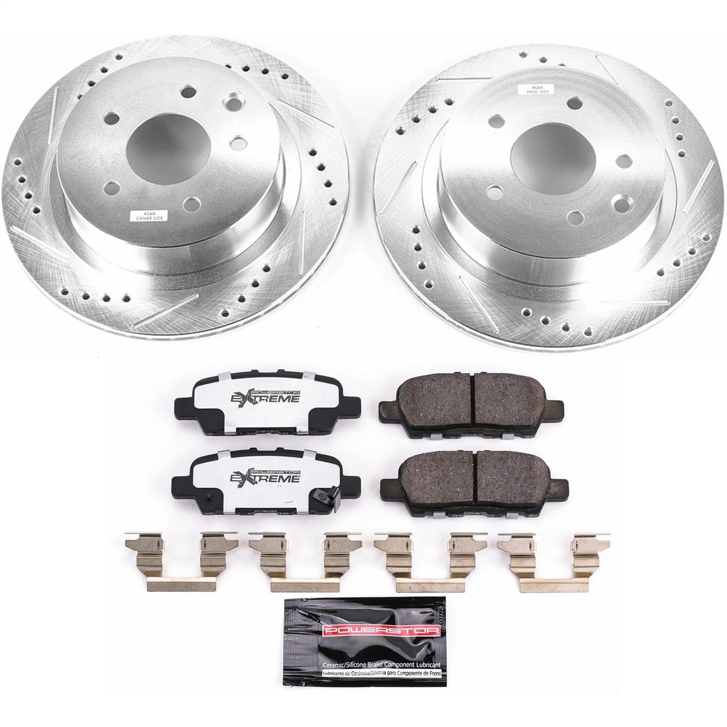 Power Stop - K6761-26 - Rear - Disc Brake Pad and Rotor Kit image 1