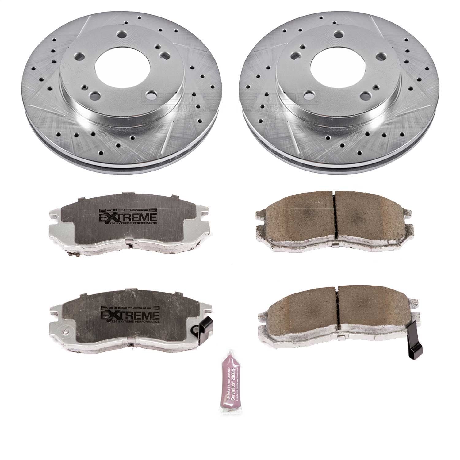 Power Stop - K681-26 - Front - Disc Brake Pad and Rotor Kit image 1