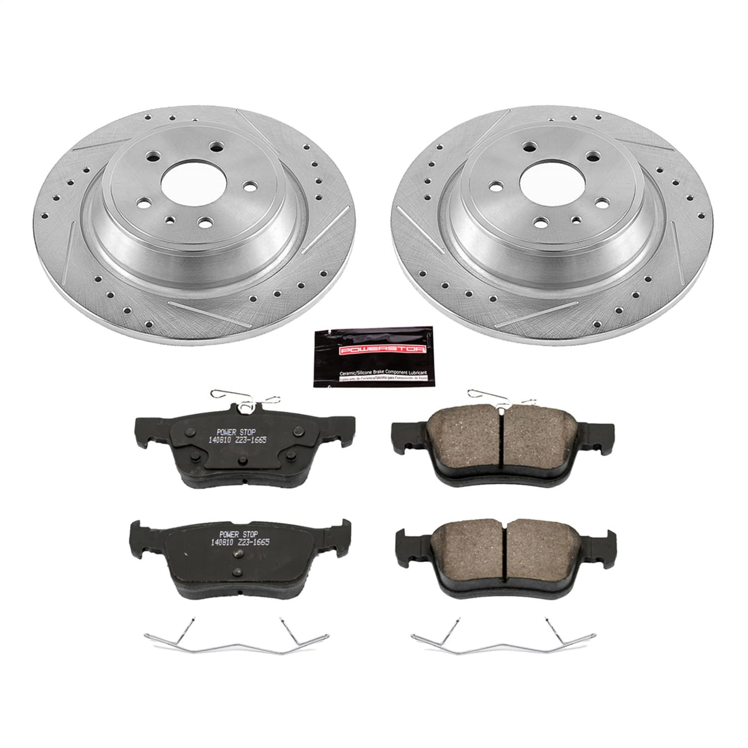 Power Stop - K6817 - Rear - Disc Brake Pad and Rotor Kit image 1