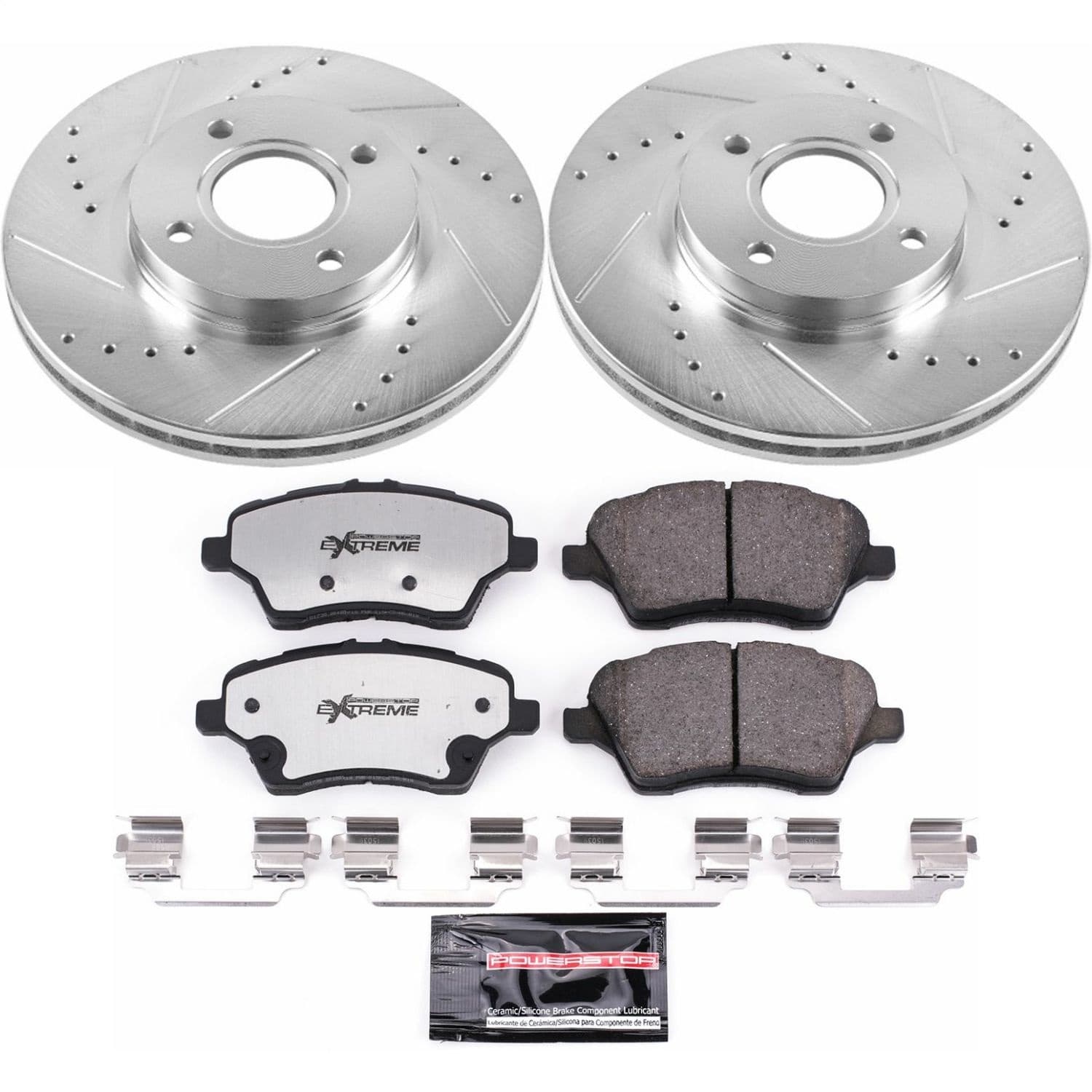 Power Stop - K6818-26 - Front - Disc Brake Pad and Rotor Kit image 1