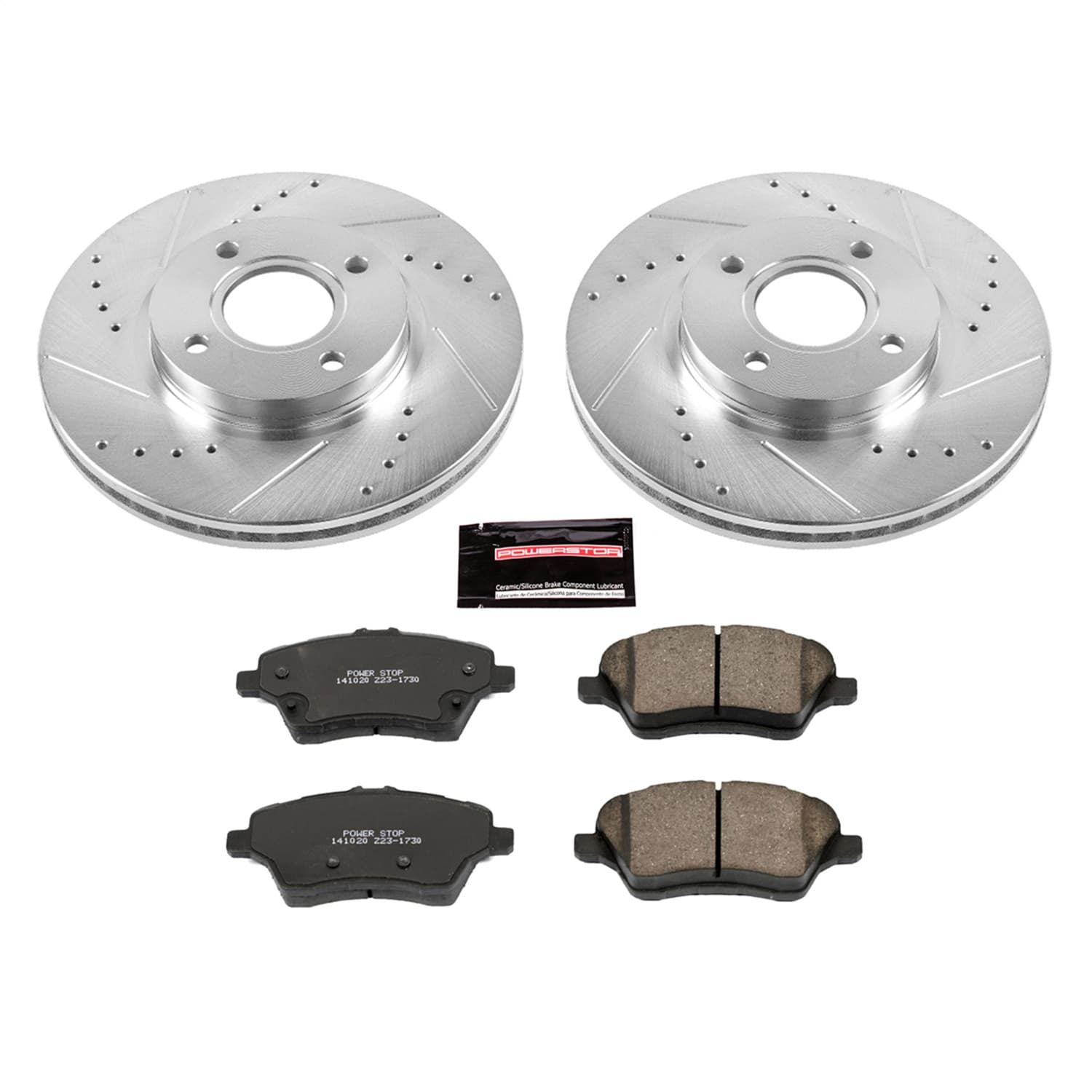 Power Stop - K6818 - Front - Disc Brake Pad and Rotor Kit image 1