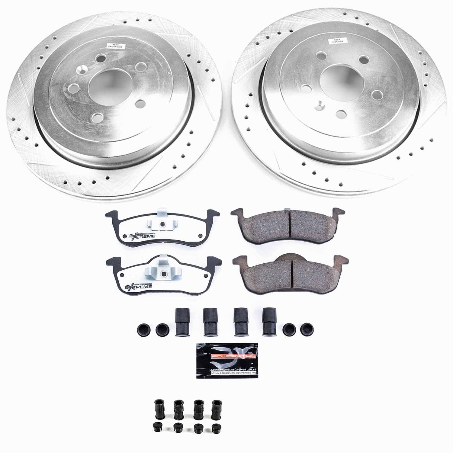 Power Stop - K6819-36 - Rear - Disc Brake Pad and Rotor Kit image 1