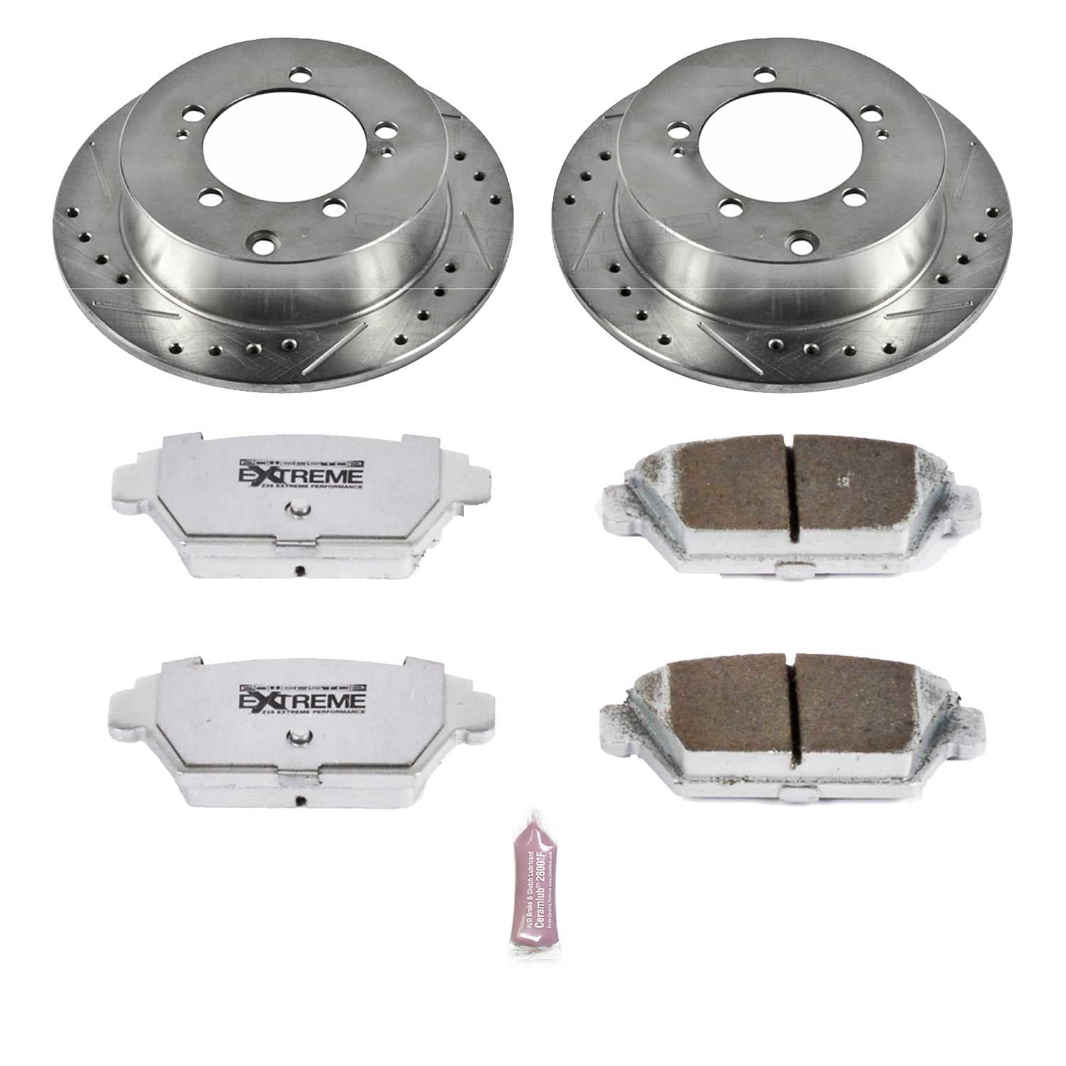 Power Stop - K684-26 - Rear - Disc Brake Pad and Rotor Kit image 1