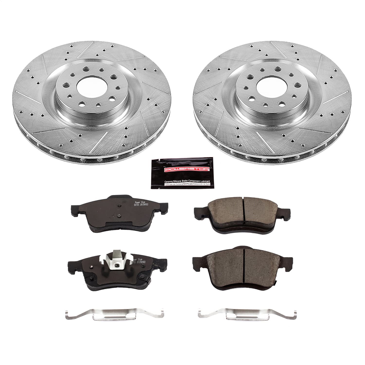 Power Stop - K6840 - Front - Disc Brake Pad and Rotor Kit image 1
