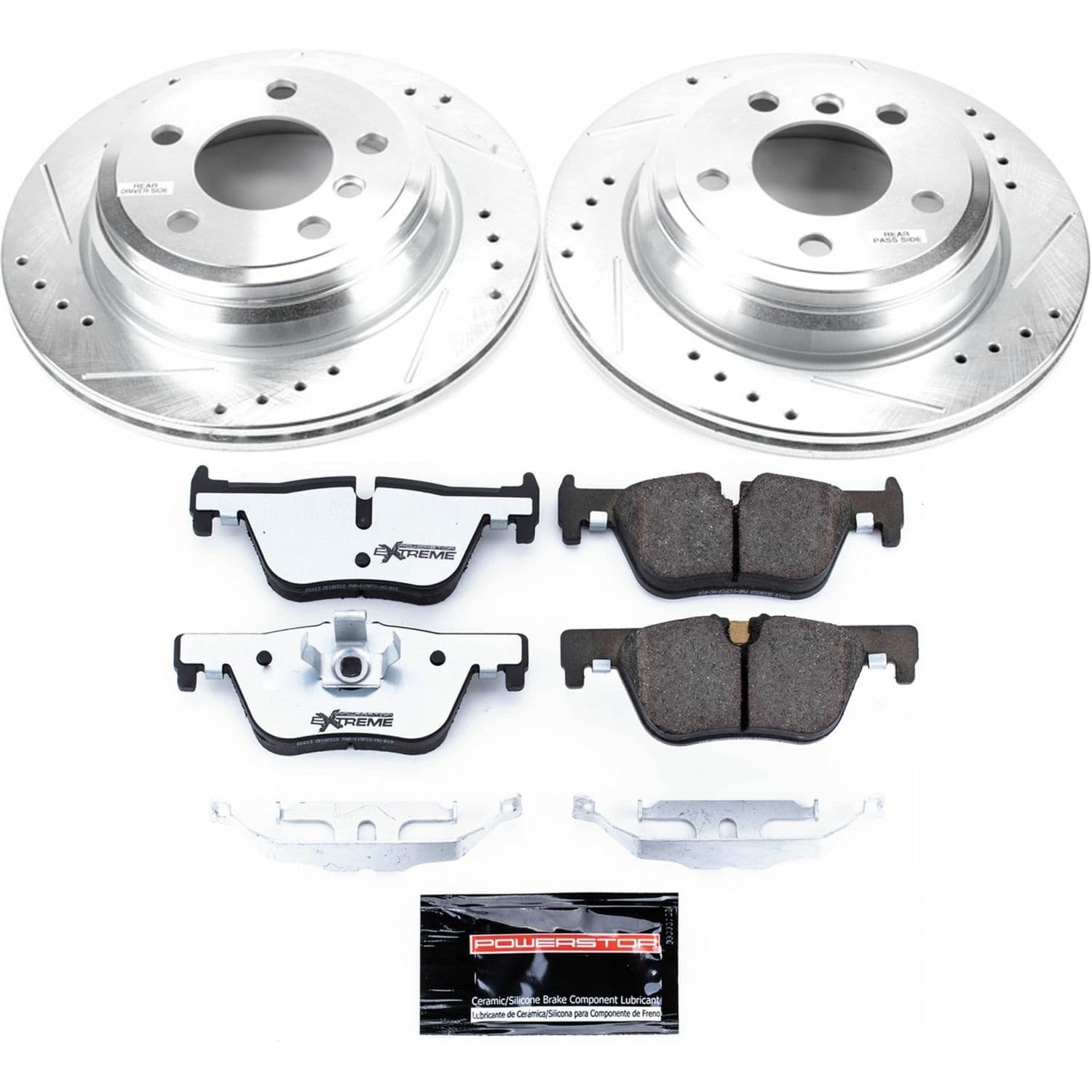 Power Stop - K6852-26 - Rear - Disc Brake Pad and Rotor Kit image 1