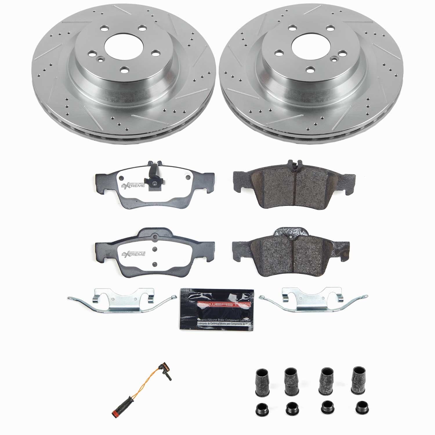 Power Stop - K6881-26 - Rear - Disc Brake Pad and Rotor Kit image 1