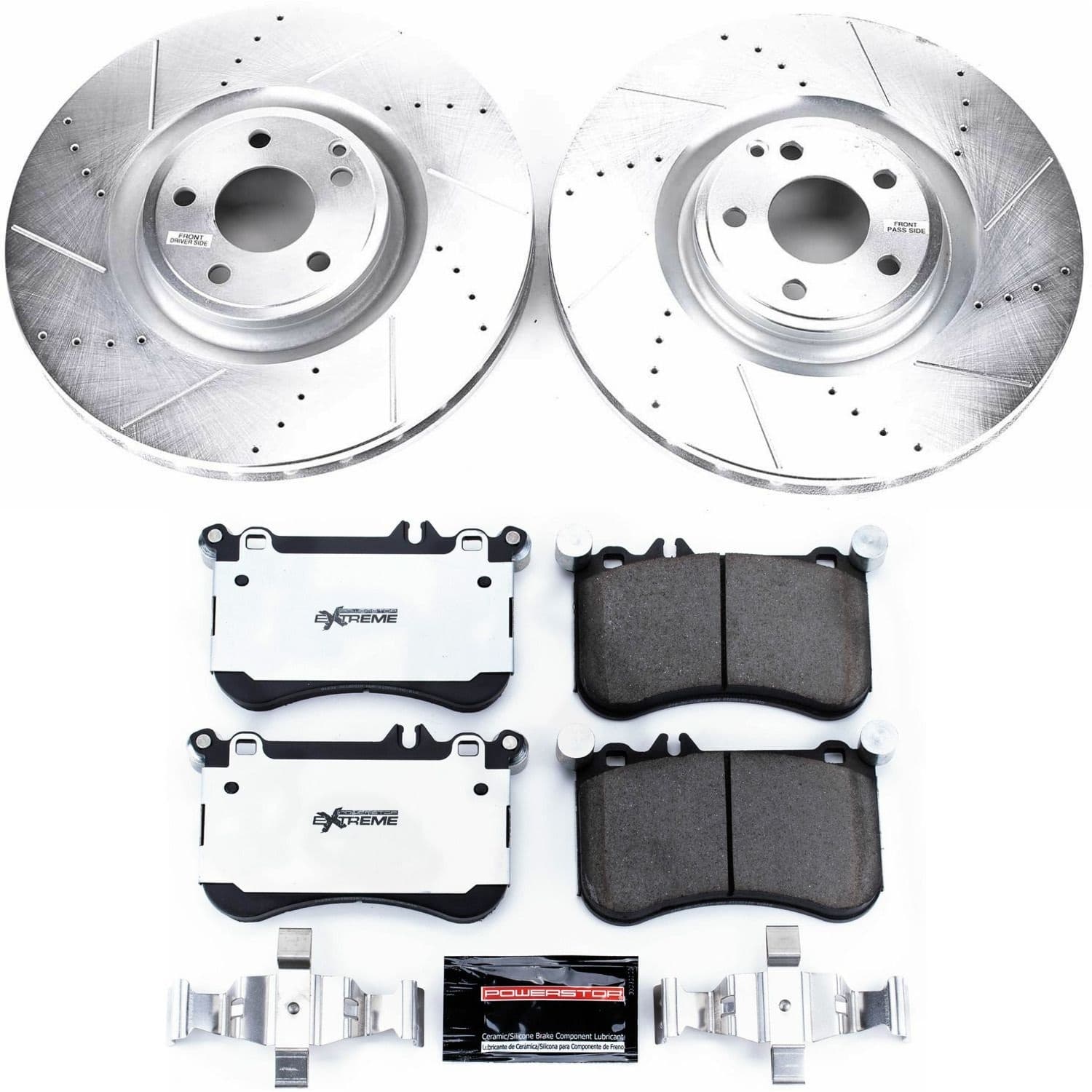 Power Stop - K6886-26 - Front - Disc Brake Pad and Rotor Kit image 1