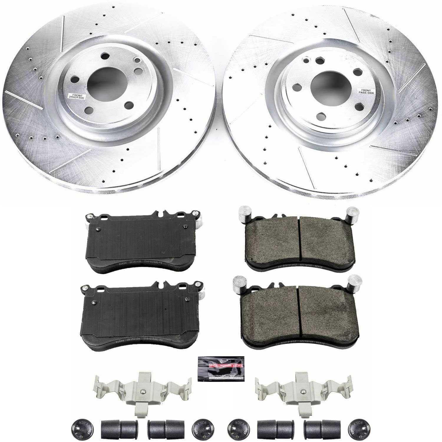 Power Stop - K6886 - Front - Disc Brake Pad and Rotor Kit image 1