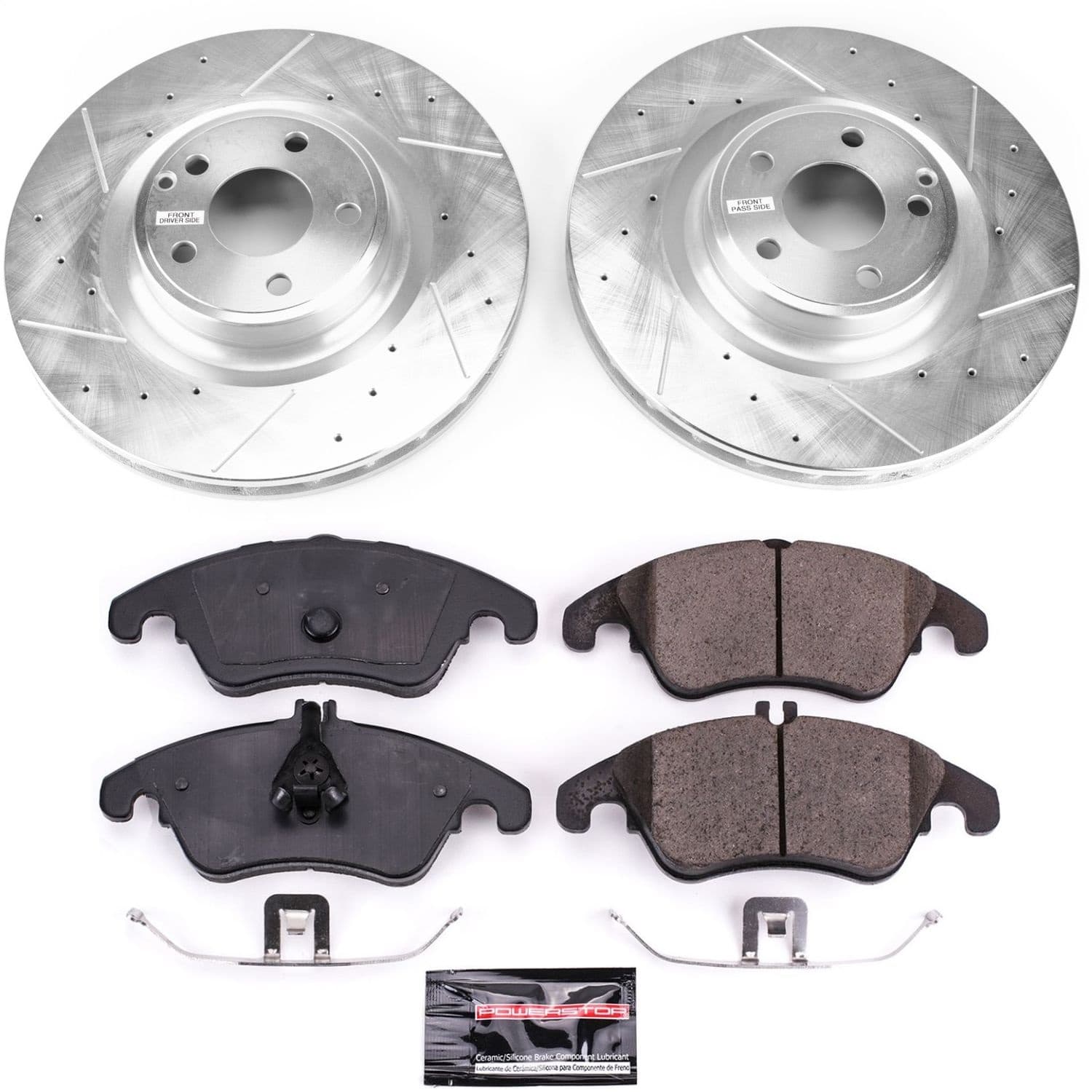 Power Stop - K6893 - Front - Disc Brake Pad and Rotor Kit image 1