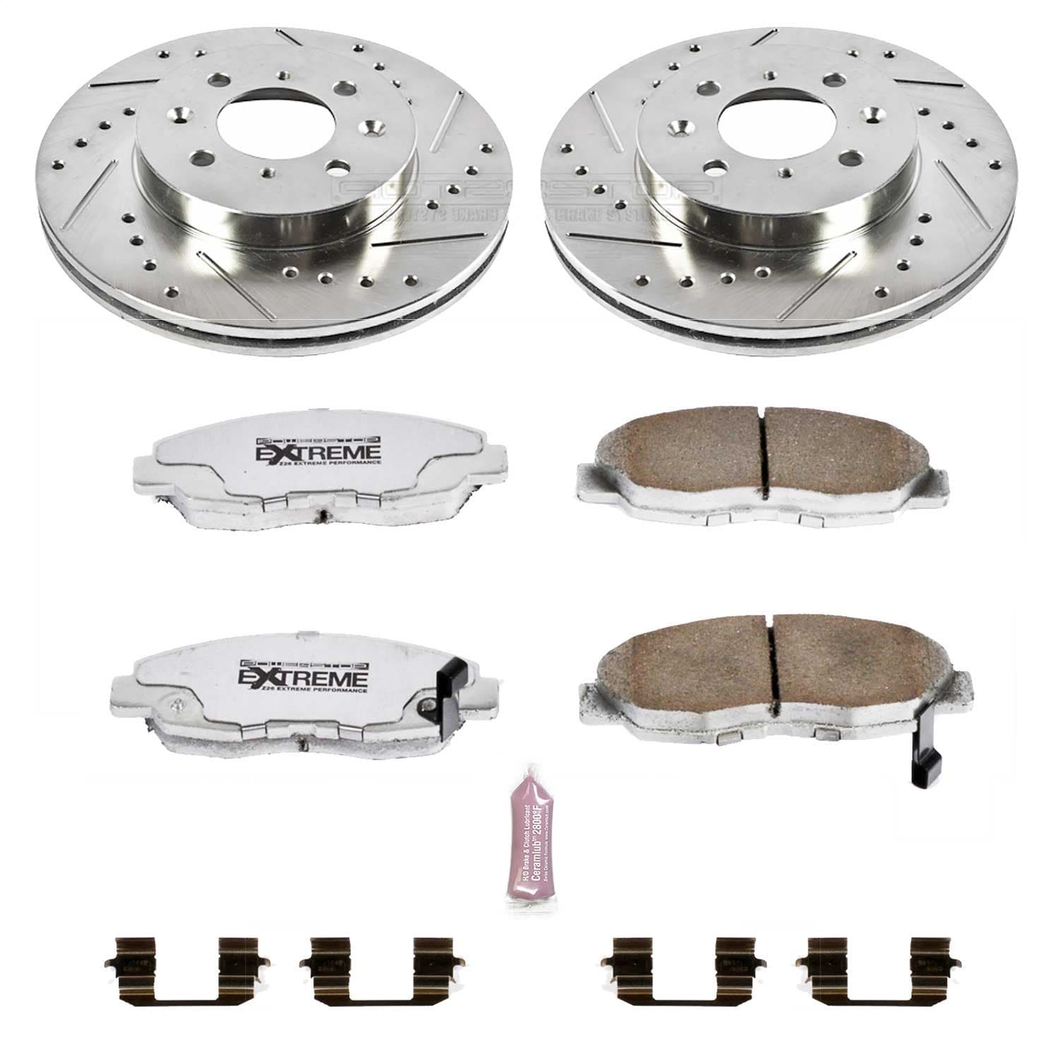 Power Stop - K690-26 - Front - Disc Brake Pad and Rotor Kit image 1