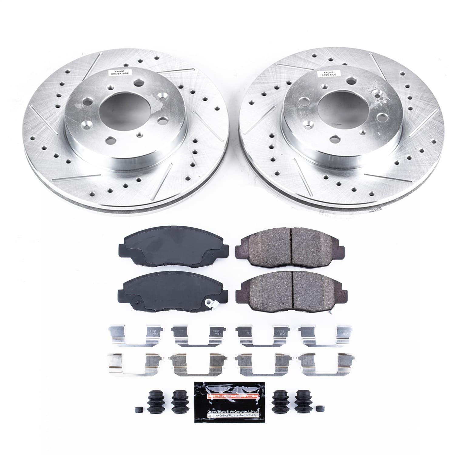Power Stop - K690 - Front - Disc Brake Pad and Rotor Kit image 1