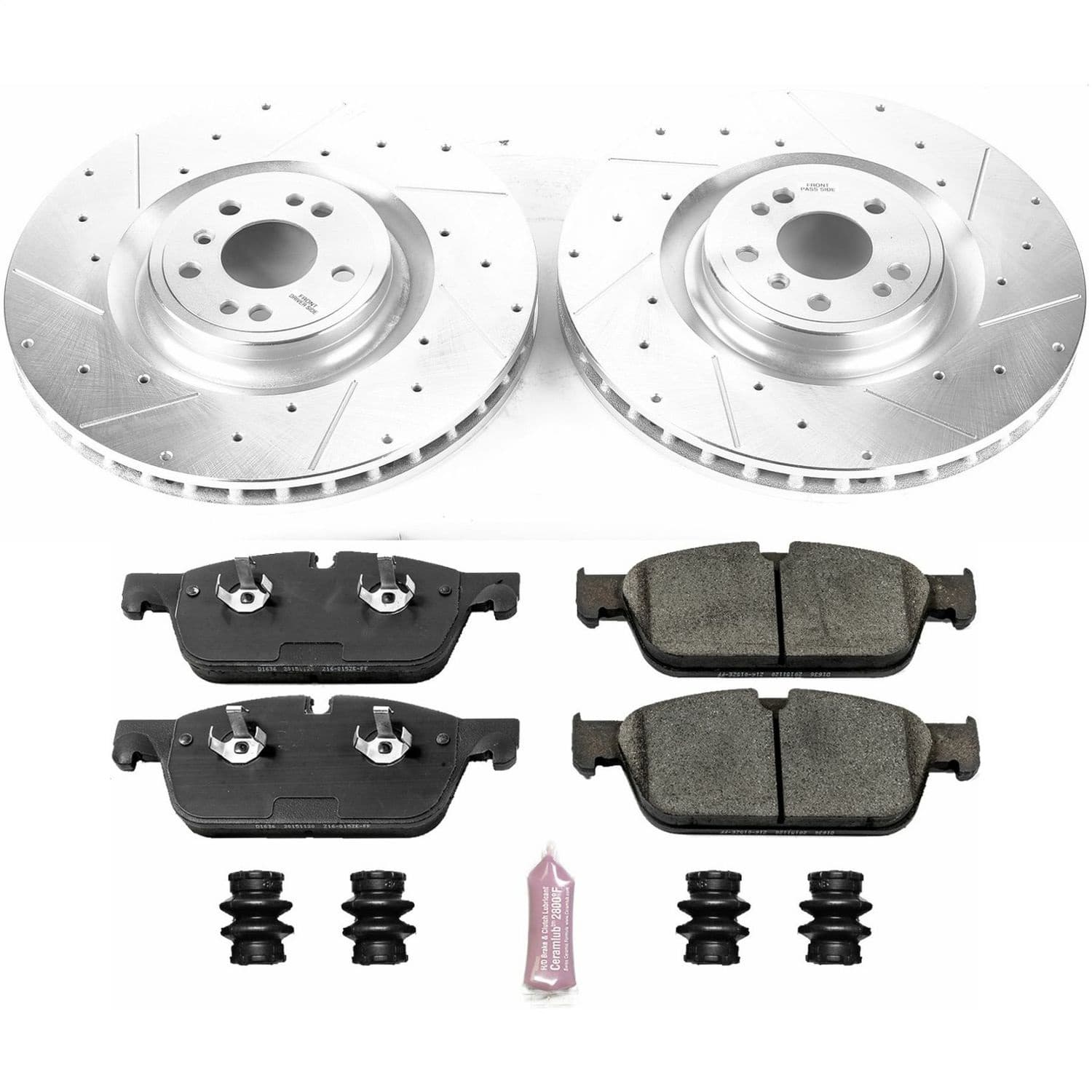 Power Stop - K6900 - Front - Disc Brake Pad and Rotor Kit image 1