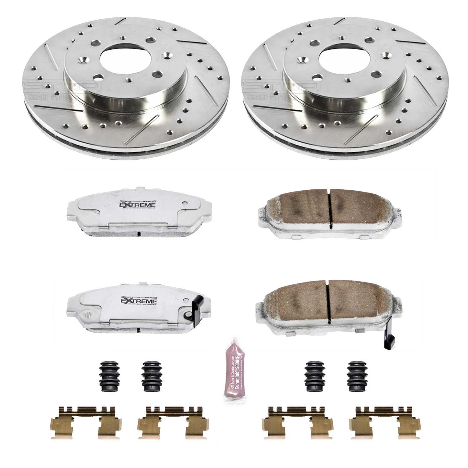 Power Stop - K692-26 - Front - Disc Brake Pad and Rotor Kit image 1