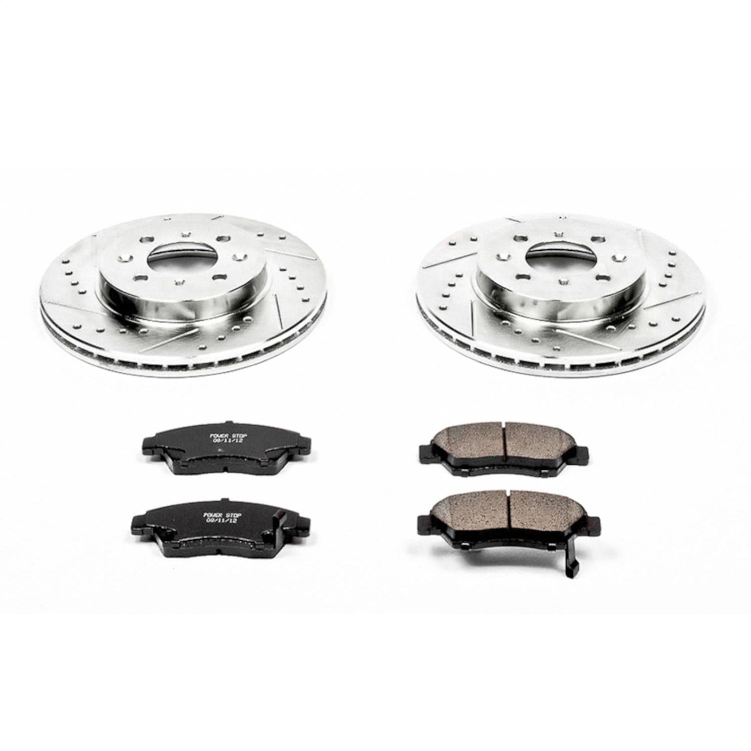 Power Stop - K694 - Front - Disc Brake Pad and Rotor Kit image 1