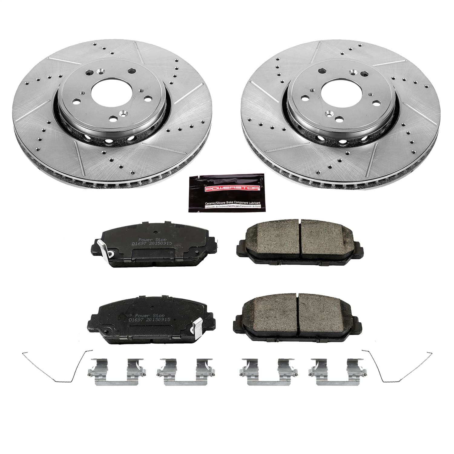 Power Stop - K6940 - Front - Disc Brake Pad and Rotor Kit image 1