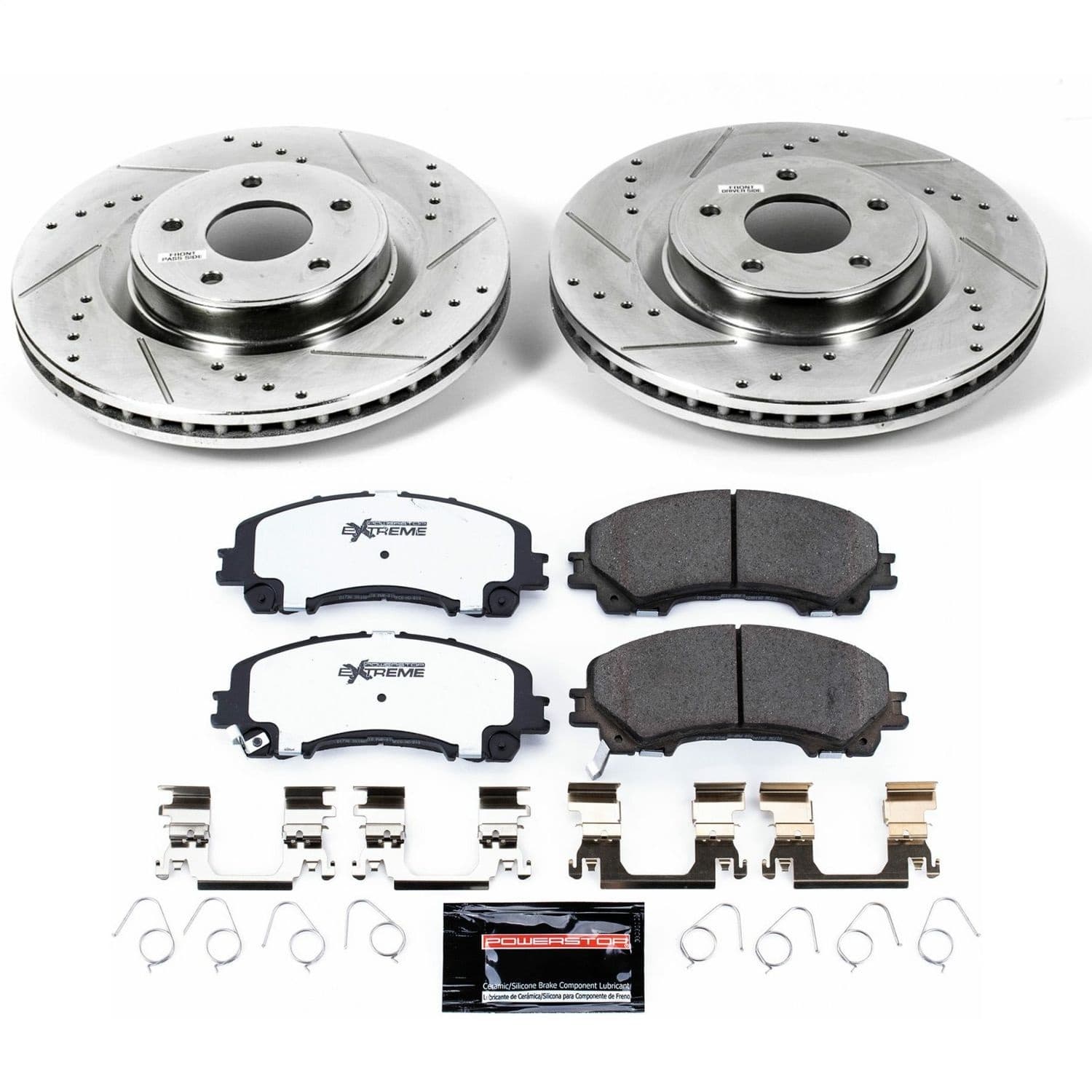 Power Stop - K6944-26 - Front - Disc Brake Pad and Rotor Kit image 1