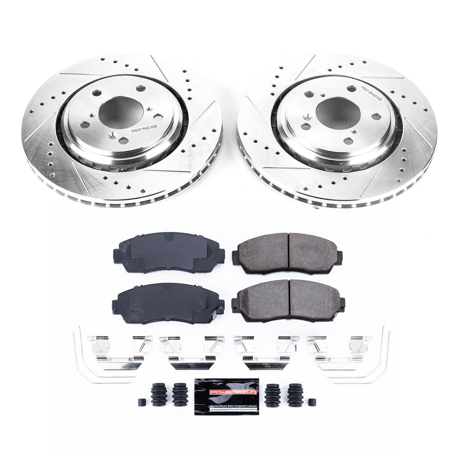 Power Stop - K6959 - Front - Disc Brake Pad and Rotor Kit image 1