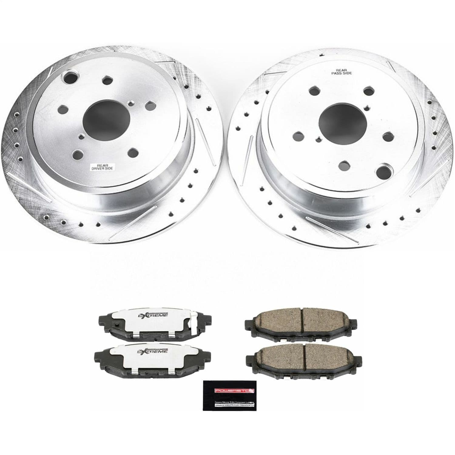 Power Stop - K6977-26 - Rear - Disc Brake Pad and Rotor Kit image 1
