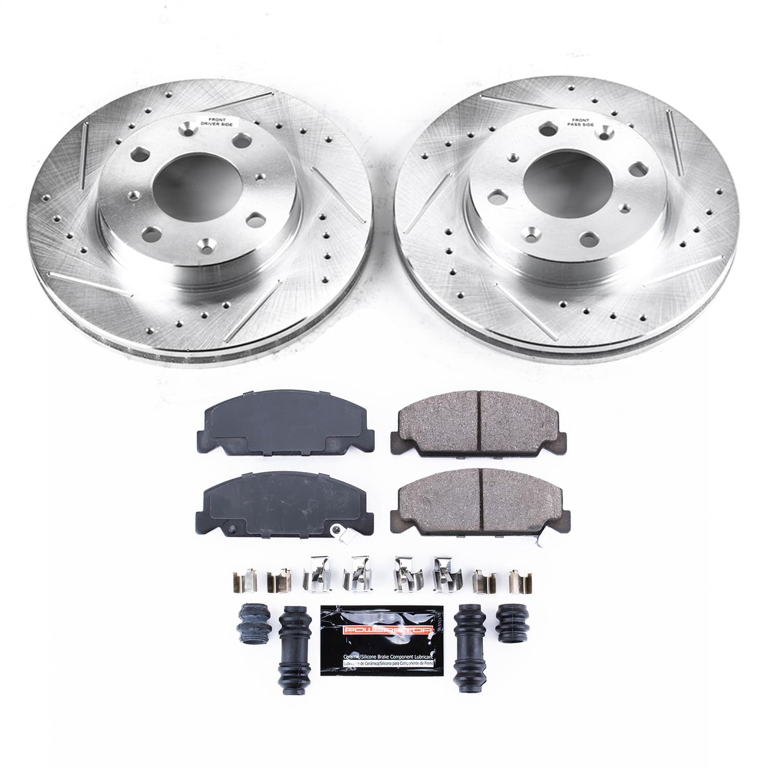 Power Stop - K699 - Front - Disc Brake Pad and Rotor Kit image 1