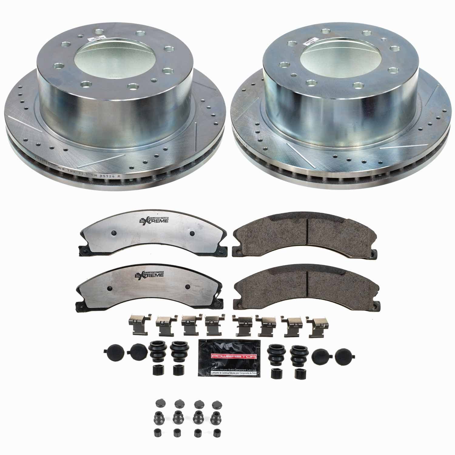 Power Stop - K6993-36 - Rear - Disc Brake Pad and Rotor Kit image 1