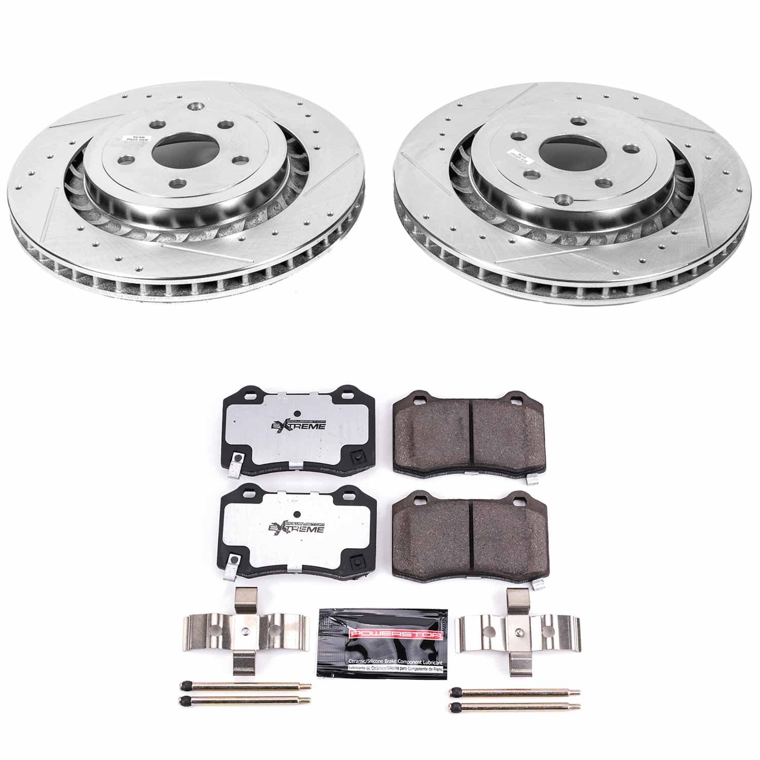 Power Stop - K6994-26 - Rear - Disc Brake Pad and Rotor Kit image 1
