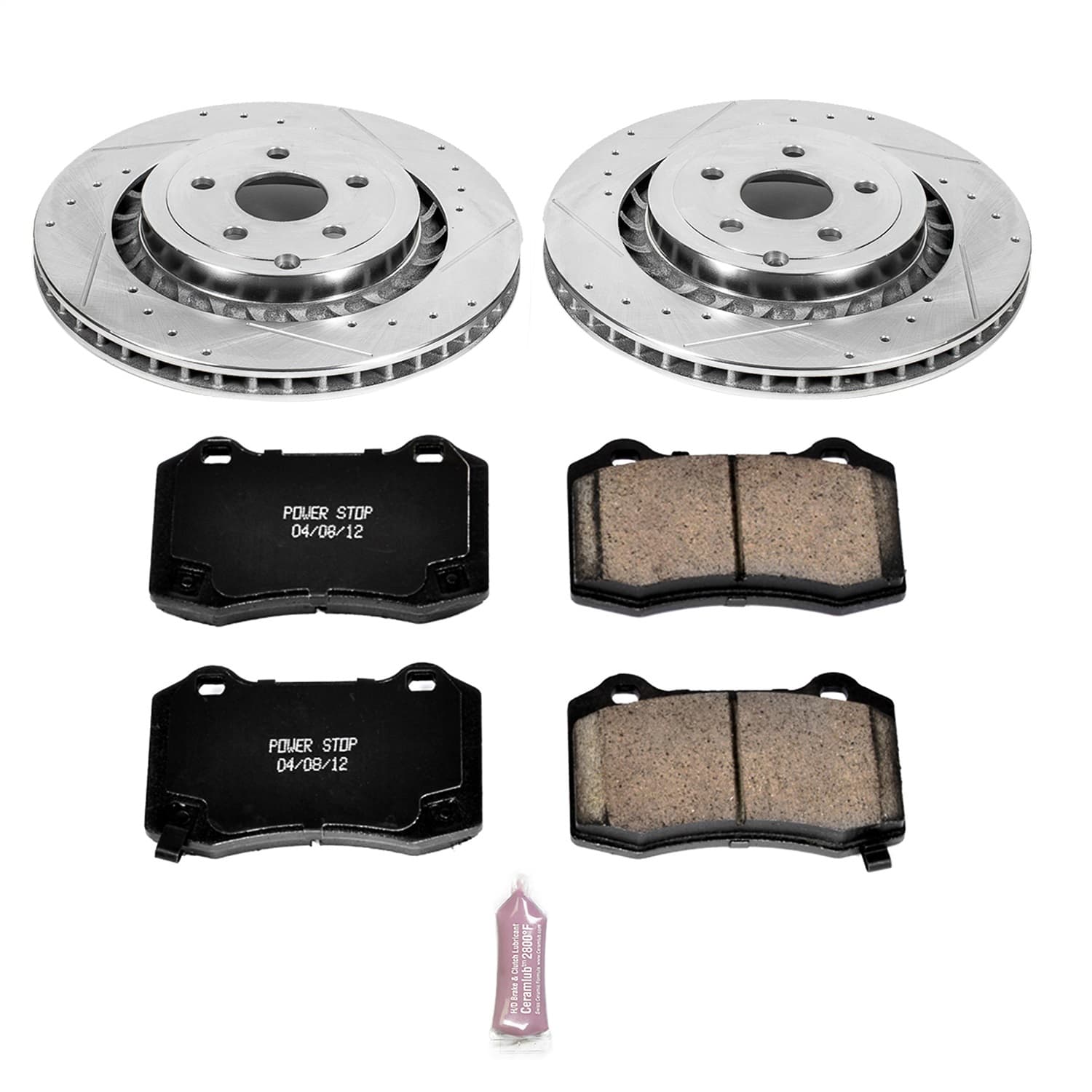 Power Stop - K6994 - Rear - Disc Brake Pad and Rotor Kit image 1