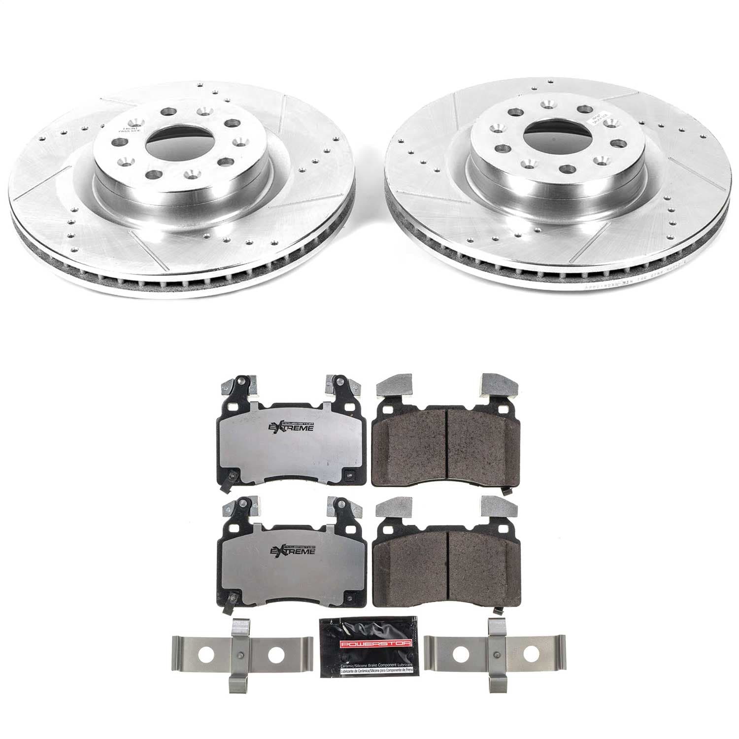 Power Stop - K6998-26 - Front - Disc Brake Pad and Rotor Kit image 1