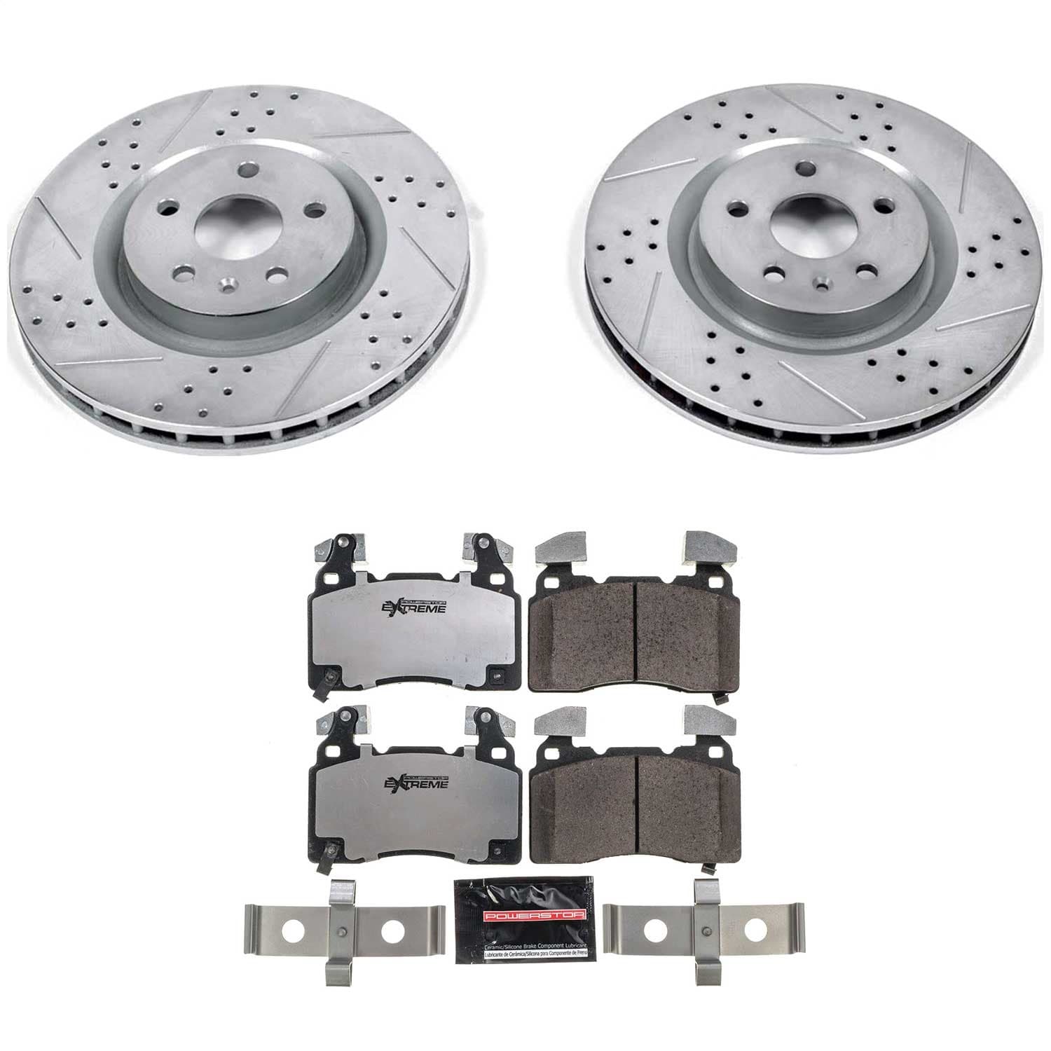 Power Stop - K7007-26 - Front - Disc Brake Pad and Rotor Kit image 1