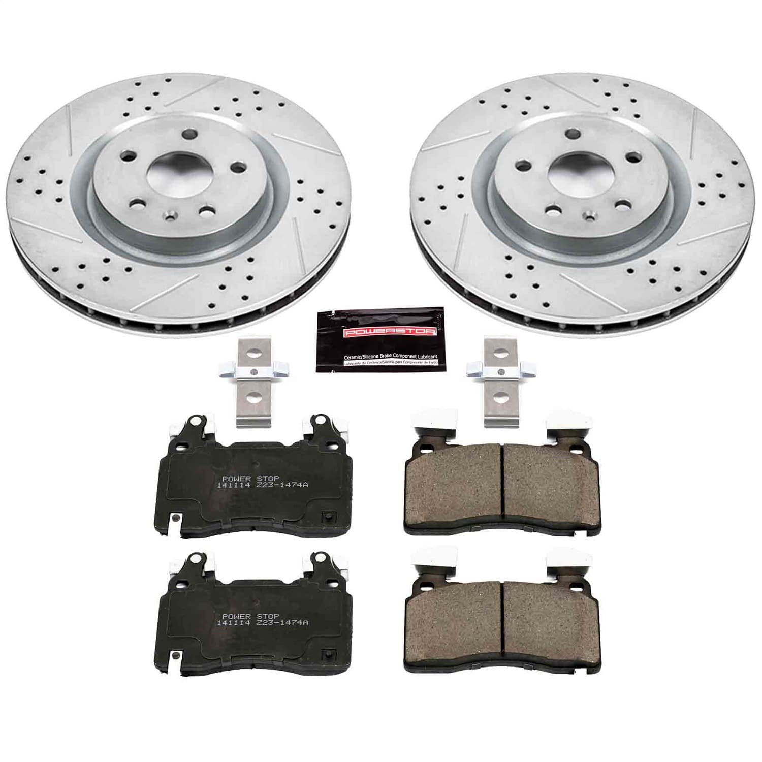 Power Stop - K7007 - Front - Disc Brake Pad and Rotor Kit image 1