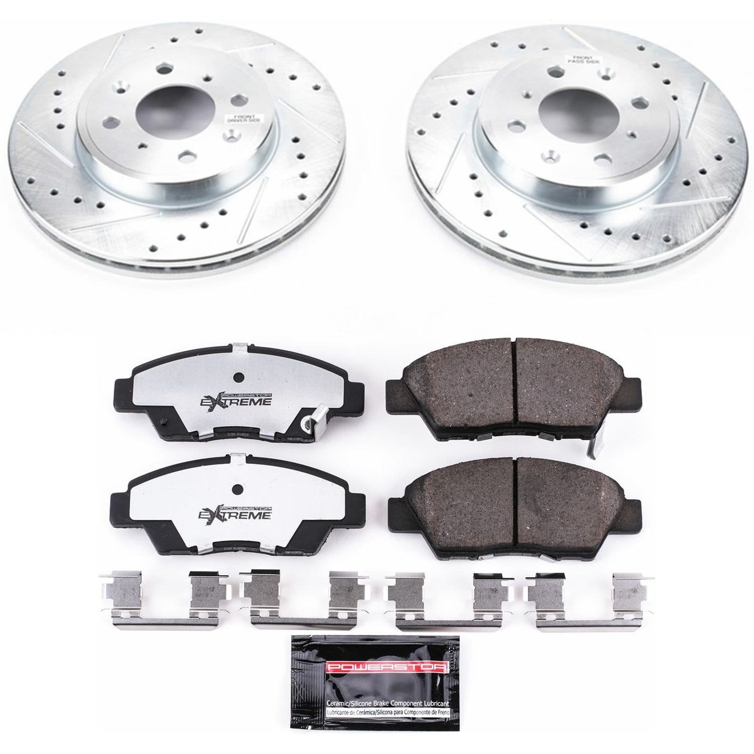 Power Stop - K7032-26 - Front - Disc Brake Pad and Rotor Kit image 1