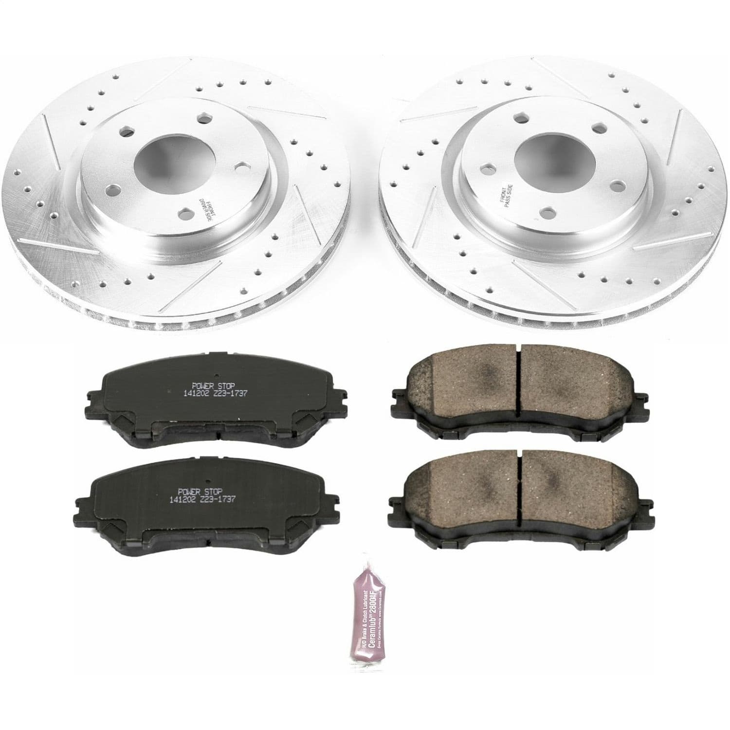 Power Stop - K7036 - Front - Disc Brake Pad and Rotor Kit image 1