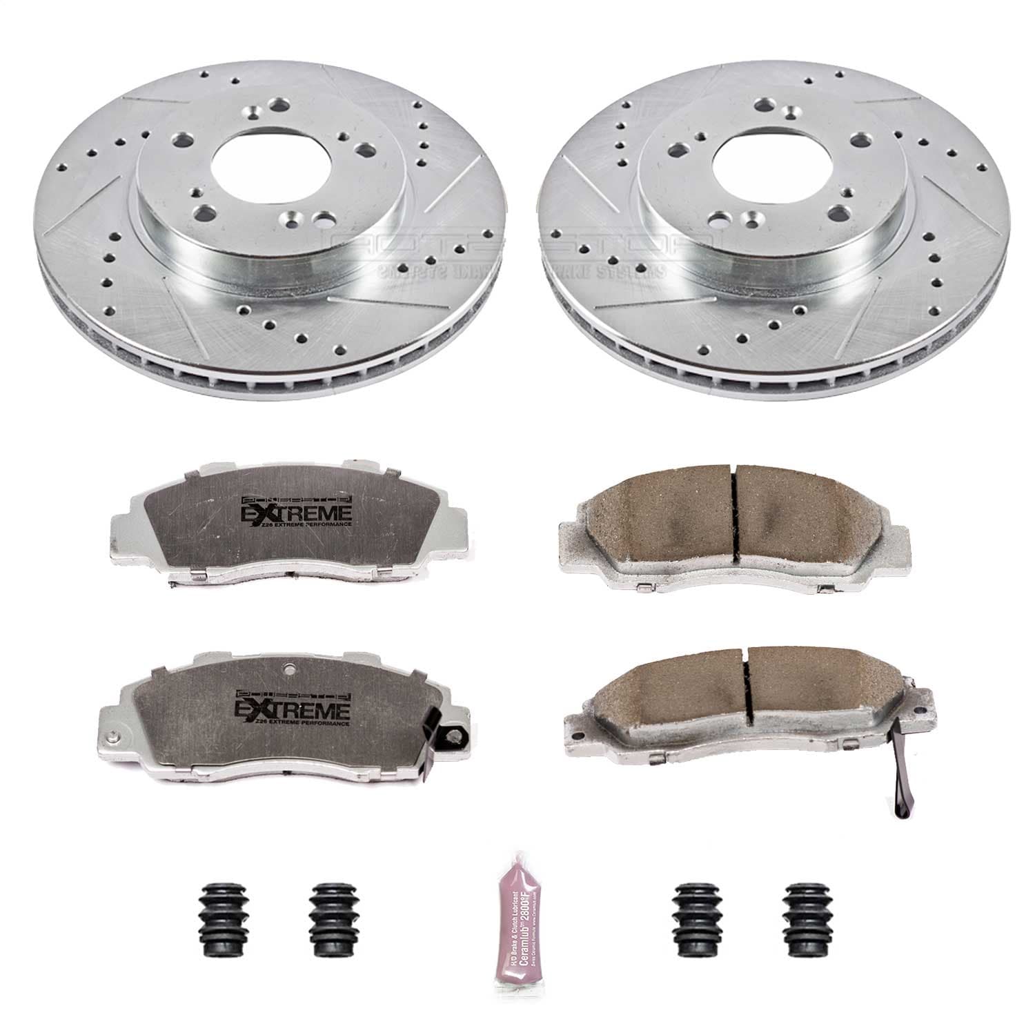 Power Stop - K704-26 - Front - Disc Brake Pad and Rotor Kit image 1