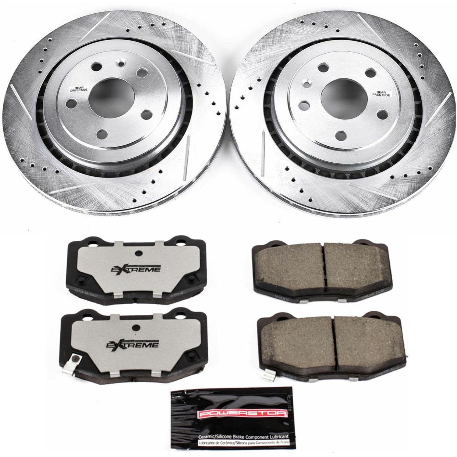 Power Stop - K7045-26 - Rear - Disc Brake Pad and Rotor Kit image 1