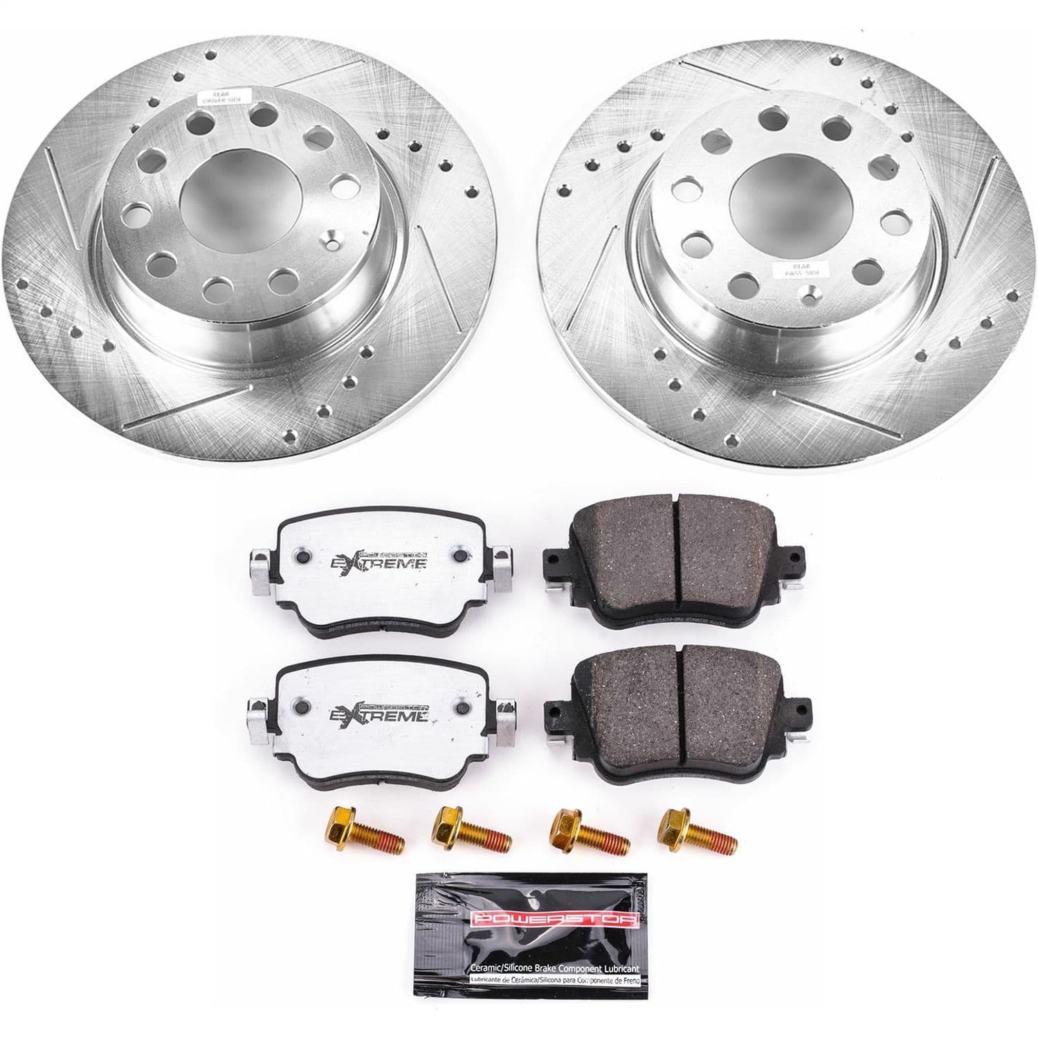 Power Stop - K7053-26 - Rear - Disc Brake Pad and Rotor Kit image 1