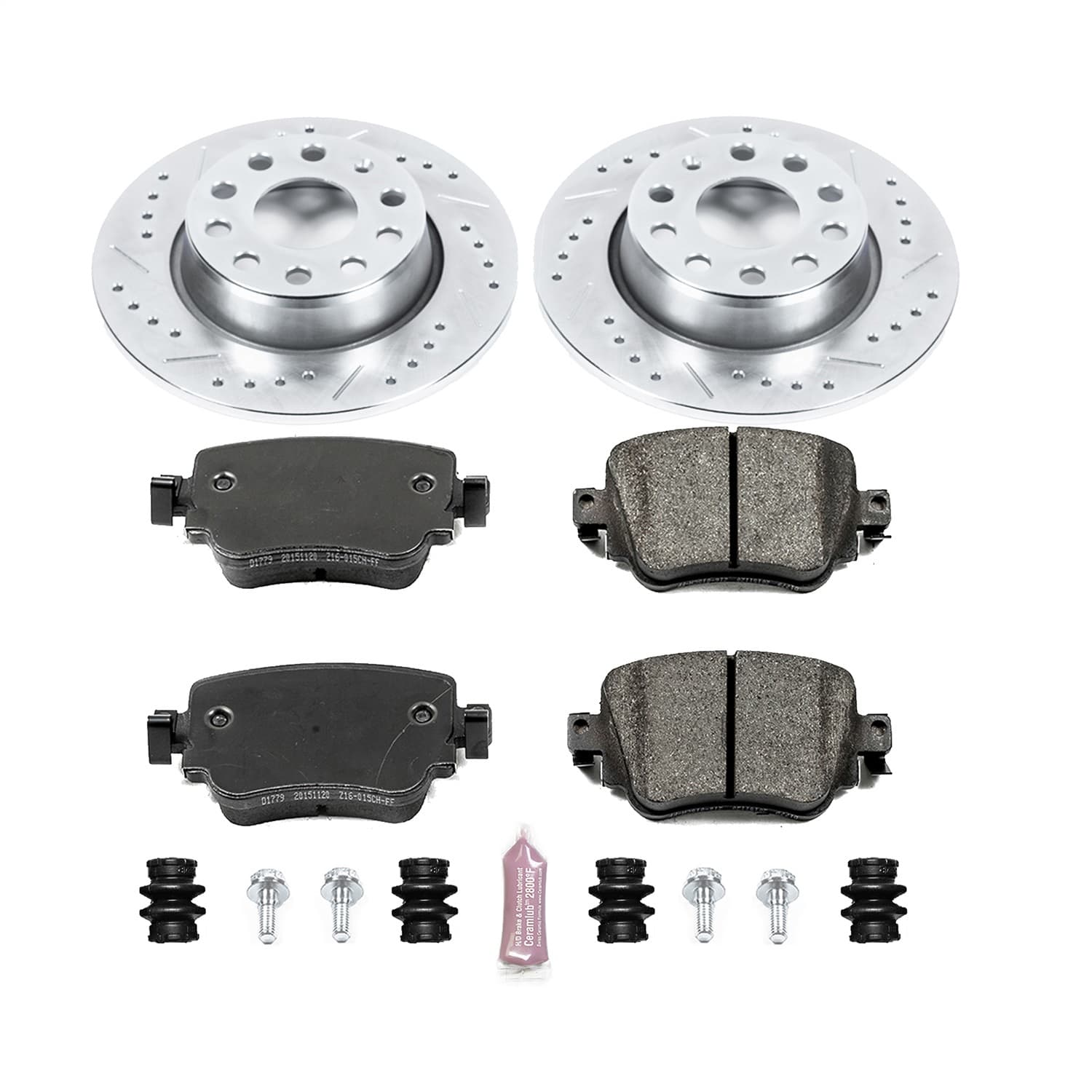 Power Stop - K7053 - Rear - Disc Brake Pad and Rotor Kit image 1