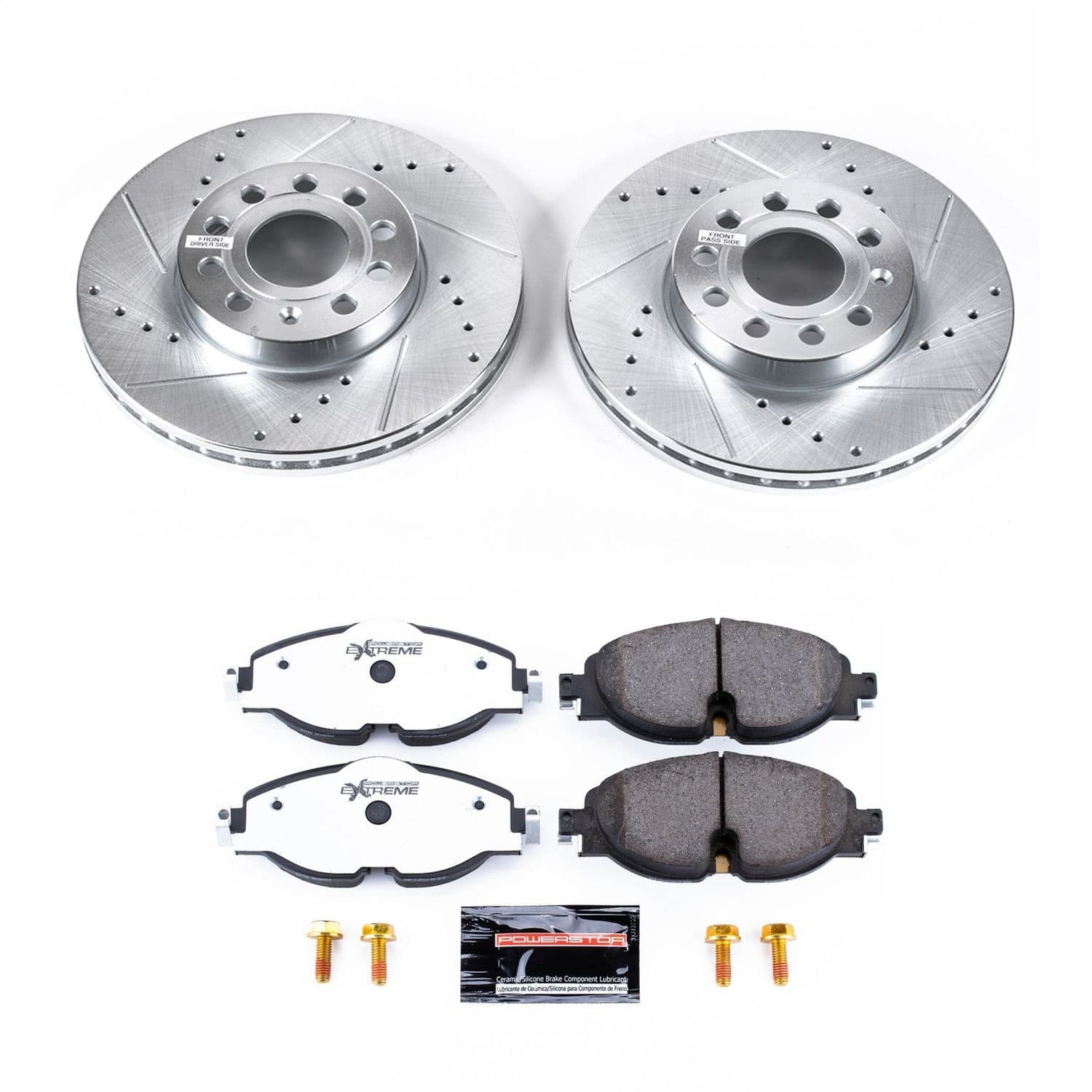 Power Stop - K7080-26 - Front - Disc Brake Pad and Rotor Kit image 1